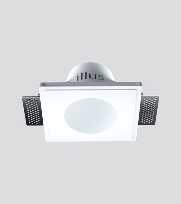 Trimless Recessed Ceiling Frame - Cutting Size L155mm*W155mm Reflector