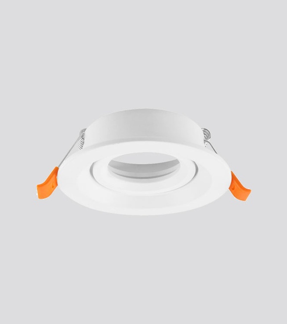 Recessed Adjustable Round Ceiling Frame Cutting Size 75mm