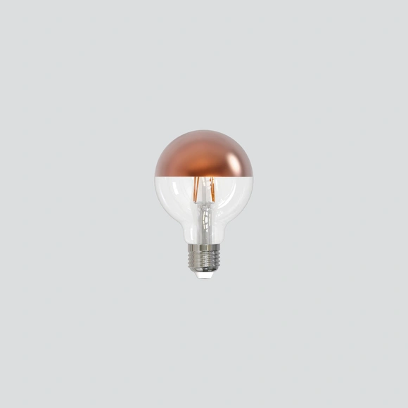 LED FILAMENT Lamp Top Mirror E27 9W Dimmable