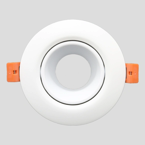 Recessed Adjustable Round Ceiling Frame - Cutting Size 80mm