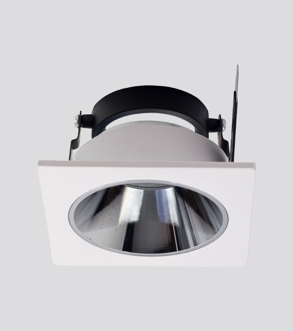 Anti-Glare Recessed Adjustable Square Ceiling Frame Cutting Size 80mm